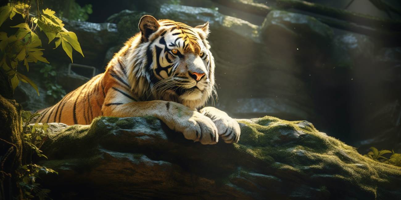 Bild tiger: eine detaillierte betrachtung dieses faszinierenden tieres