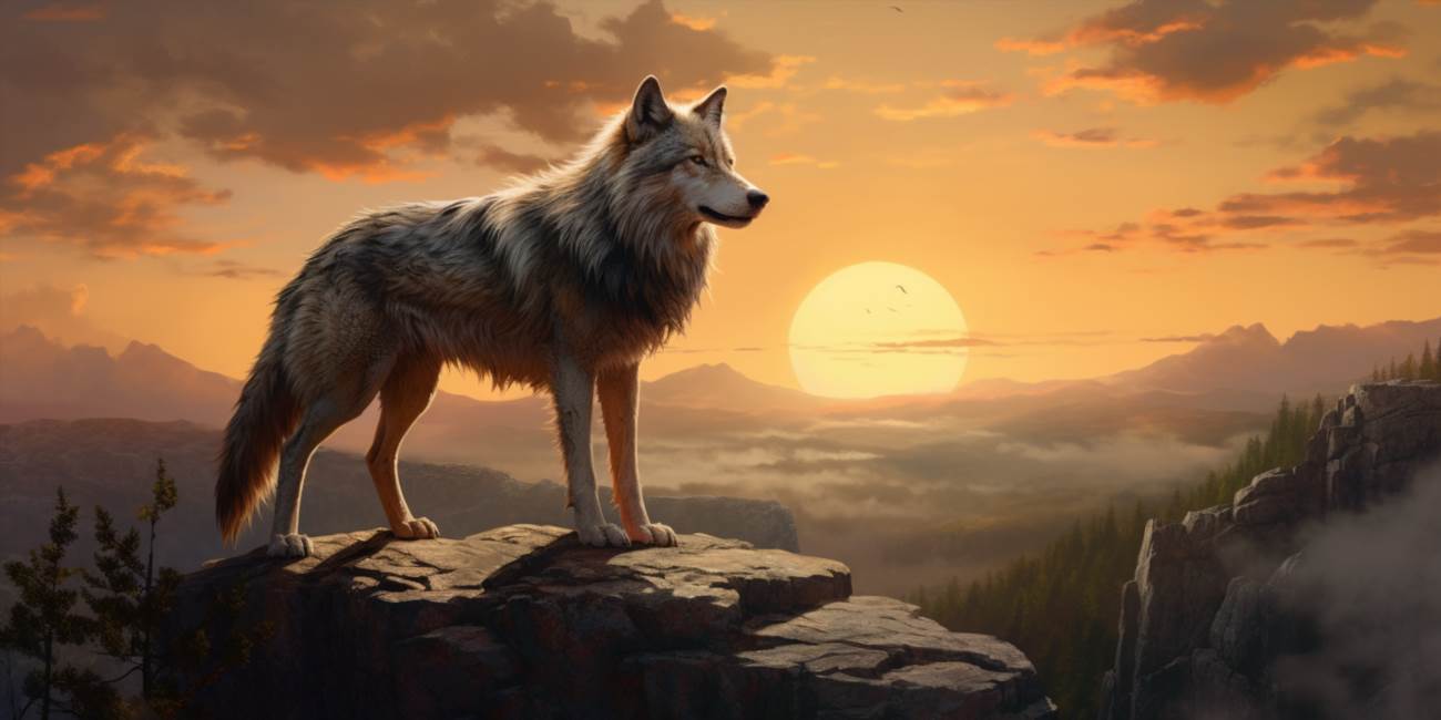 Wolf bild: eine faszination in der tierwelt